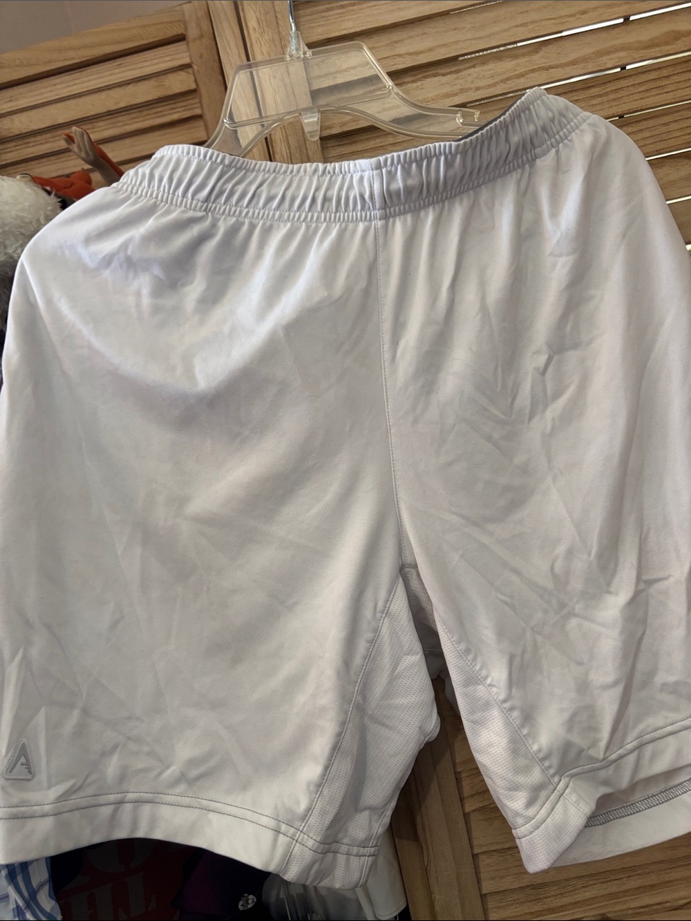 Men's White Antigua Athletic Shorts - Lightweight Performance Large
